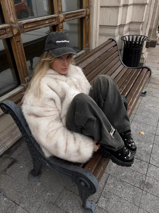 Veloura Thickened Fluffy Fox Fur