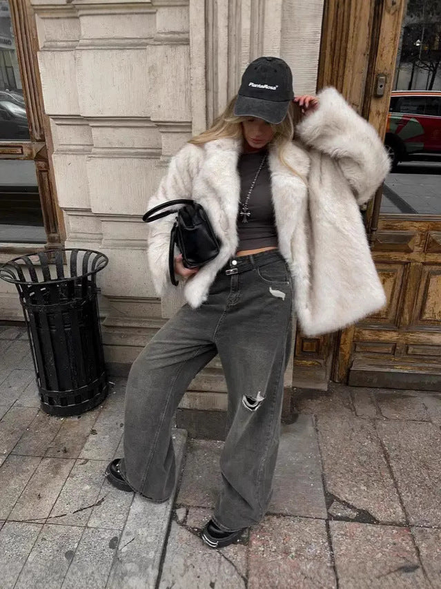 Veloura Thickened Fluffy Fox Fur