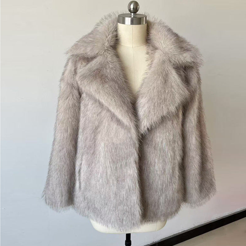 Veloura Thickened Fluffy Fox Fur